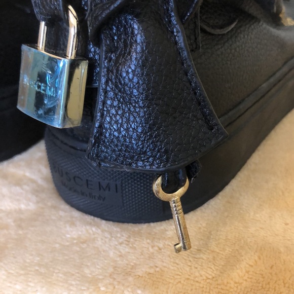 🎁 NWOT Buscemi 100mm Men’s Soft Leather Sneakers Size 39(8) 🎁 - Picture 10 of 12